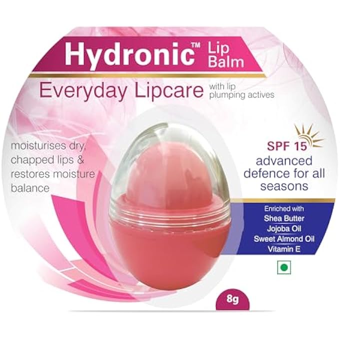 HYDRONIC LIP BALM|INTENSE HYDRATION & NOURISHMENT|SOOTHING & PROTECTIVE FORMULA FOR SOFT, SMOOTH LIPS, PINK, 1 - Image 1